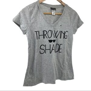 Joe Boxer Medium Gray Tee Shirt “Throwing Shade”